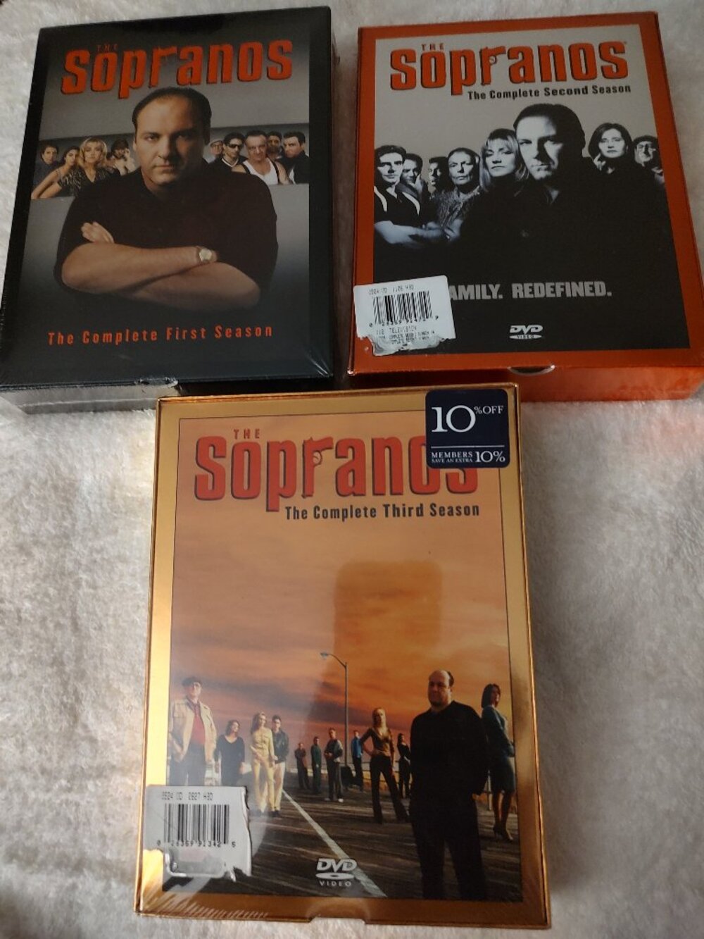 SOPRANOS DVD SEASON 1-2-3 Factory Sealed